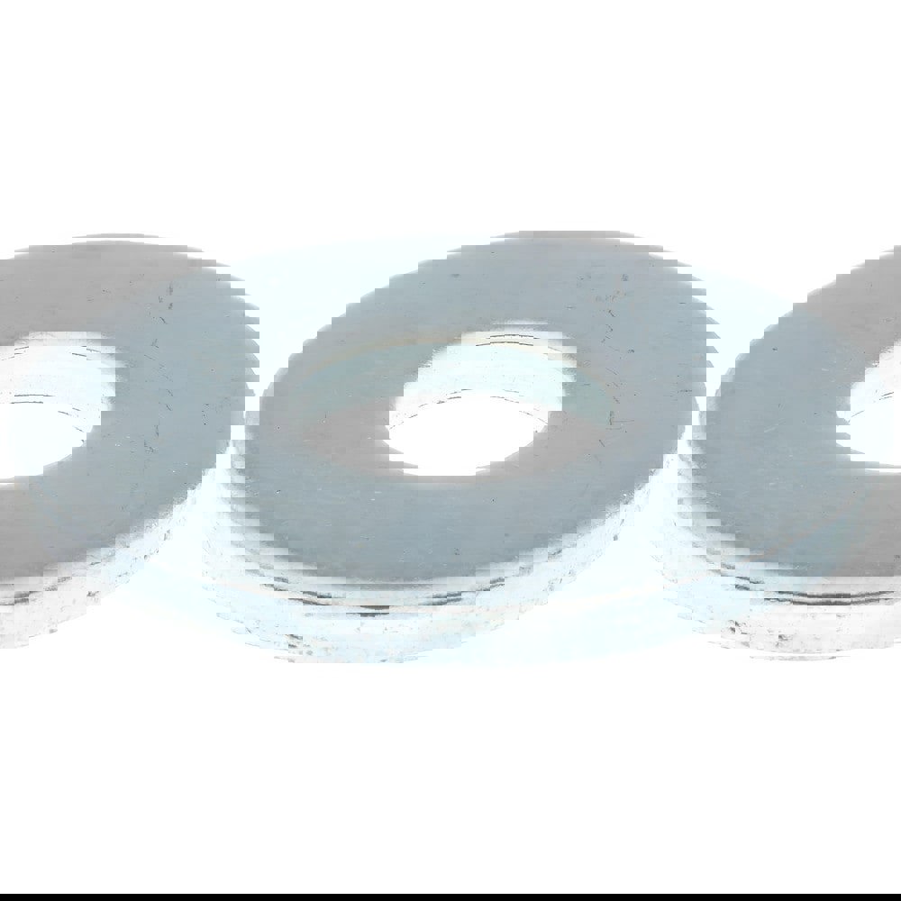 M8 Screw Fender Flat Washer: Steel, Zinc-Plated