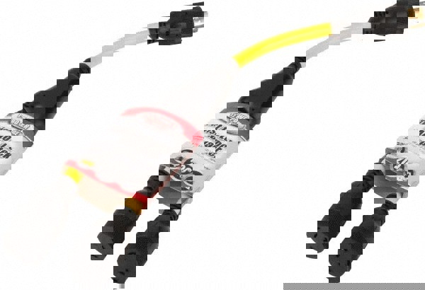 2 Outlets, 125 VAC, 20 Amp, Yellow and Black, Y Adapter