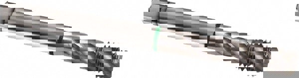 Spiral Flute Tap: M10 x 1.00, Metric Fine, 3 Flute, Modified Bottoming, 6H Class of Fit, Cobalt, Bright/Uncoated