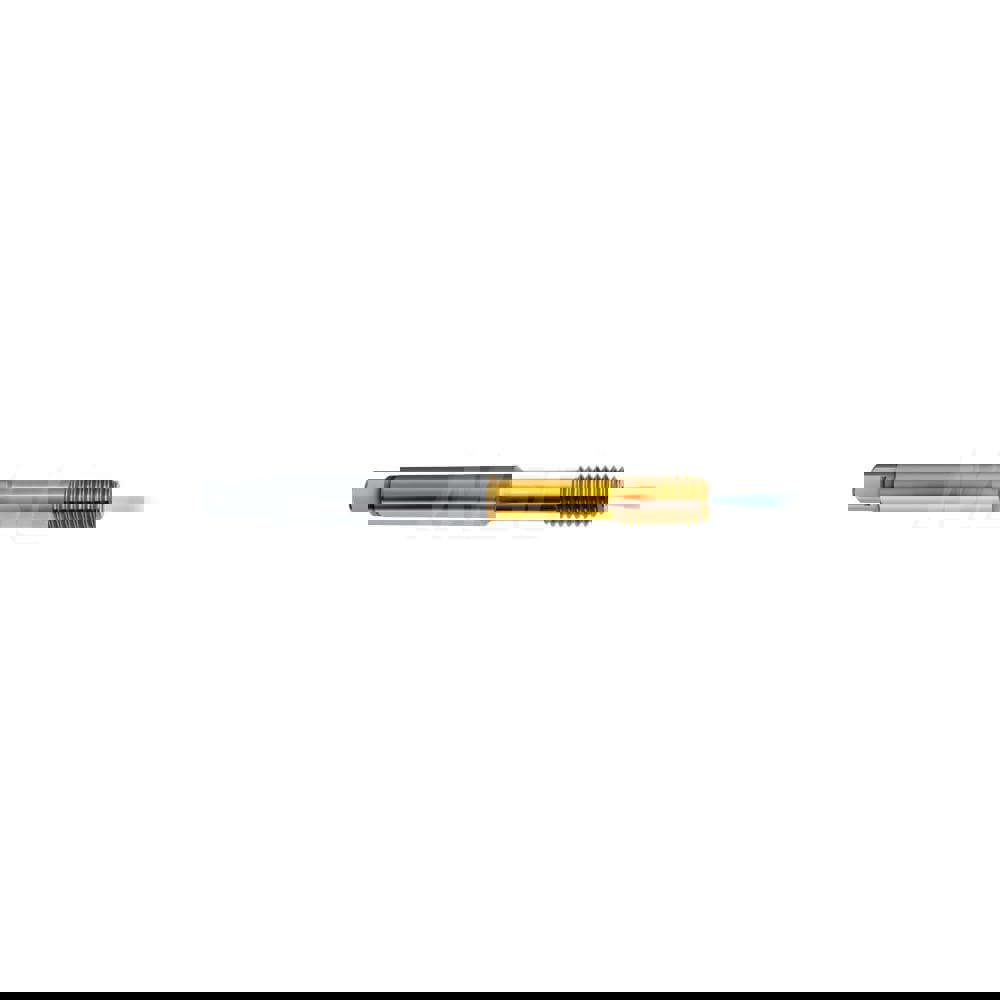 Thread Forming Tap: M5x0.08 DIN, 6HX Class of Fit, 2 to 3P, Solid Carbide, TiN Coated