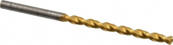 Jobber Length Drill Bit: #22, 130 &deg;, Solid Carbide