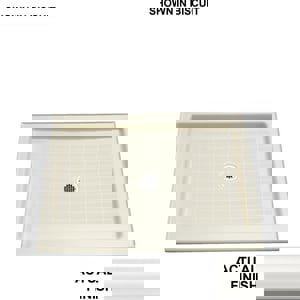 48X36 CI SHWR RECPT *PURIST WHIT