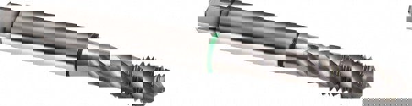 Spiral Flute Tap: M6 x 1.00, Metric, 3 Flute, Bottoming, 6H Class of Fit, Cobalt, Bright/Uncoated