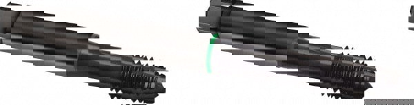 Spiral Point Tap: M8 x 1.25, Metric, 3 Flutes, Plug, 6H, Cobalt, Oxide Finish