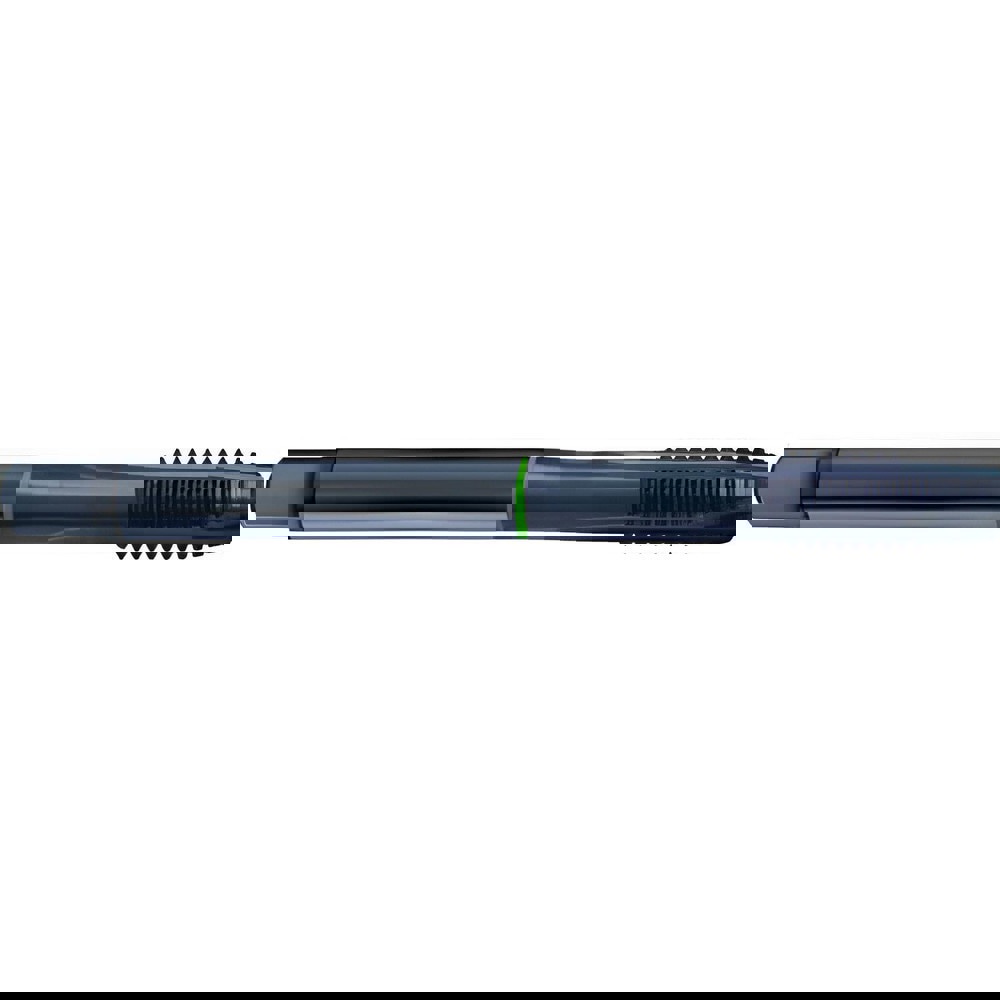 Spiral Point Tap: M10x1 Metric Fine, 3 Flutes, Plug Chamfer, 6H Class of Fit, High-Speed Steel-E, Steam Oxide Coated