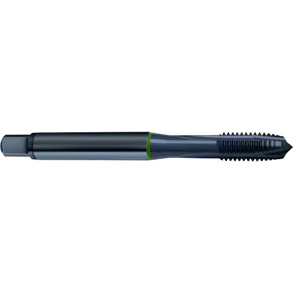 Spiral Point Tap: #12-24 UNC, 3 Flutes, Plug Chamfer, 2B Class of Fit, High-Speed Steel-E, Steam Oxide Coated