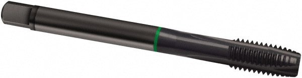 Spiral Point Tap: 5/8-11 UNC, 4 Flutes, Plug, 2B Class of Fit, Cobalt, Oxide Coated