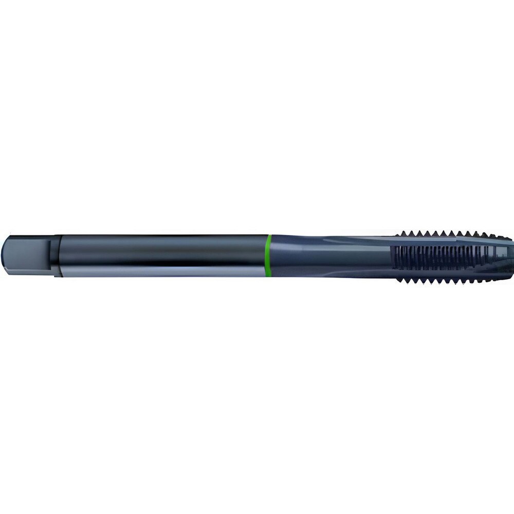 Spiral Point Tap: 1/4-28 UNF, 3 Flutes, Plug Chamfer, 2B Class of Fit, High-Speed Steel-E, Steam Oxide Coated