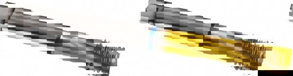 Spiral Flute Tap: M20 x 2.50, Metric, 4 Flute, Modified Bottoming, 6H Class of Fit, Cobalt, TiN Finish