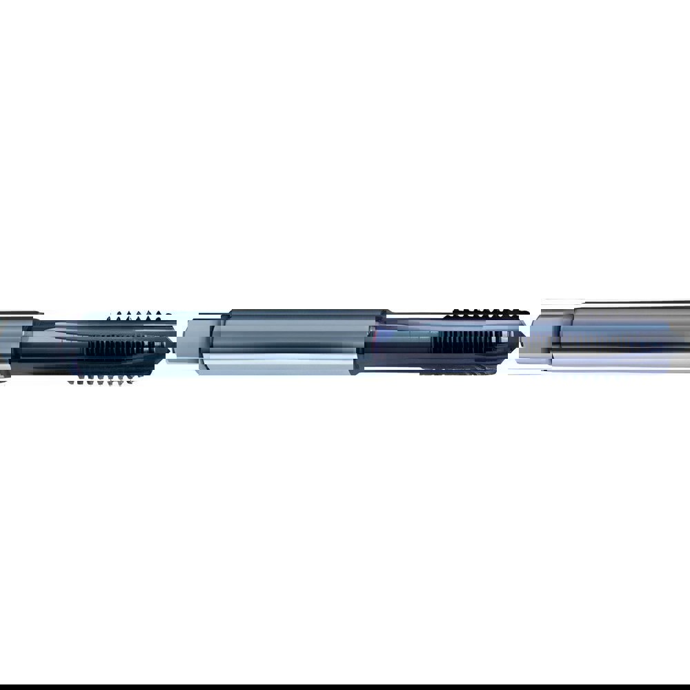 Spiral Point Tap: 3/8-16 UNC, 4 Flutes, Plug Chamfer, 2BX Class of Fit, HSS, TiCN Coated