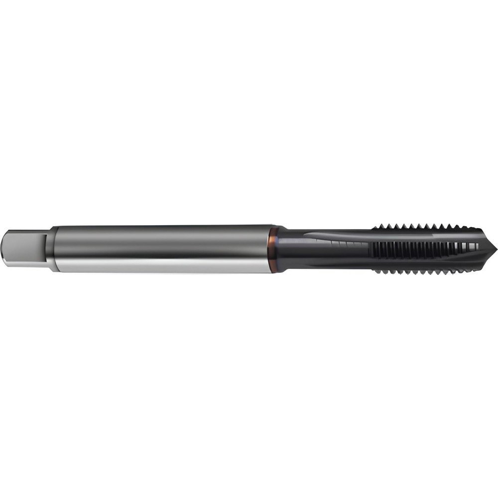 Spiral Point Tap: #8-36 UNF, 3 Flutes, Plug Chamfer, 2BX Class of Fit, High-Speed Steel-E-PM, TiCN Coated