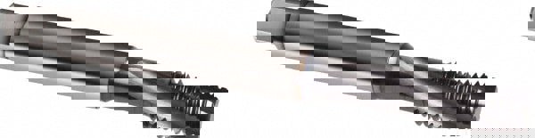 Spiral Flute Tap: M8 x 1.25, Metric, 3 Flute, Modified Bottoming, 6H Class of Fit, Powdered Metal, TICN Finish