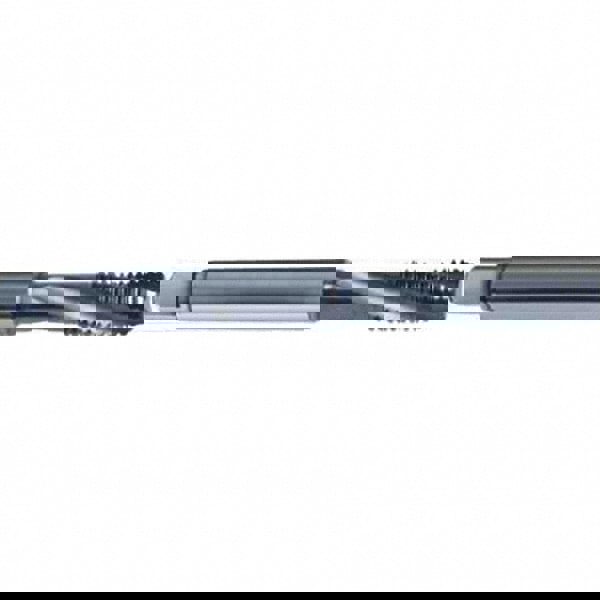 Spiral Flute Tap: M16 x 2.00, Metric, 4 Flute, Modified Bottoming, 6HX Class of Fit, High Speed Steel, TICN Finish