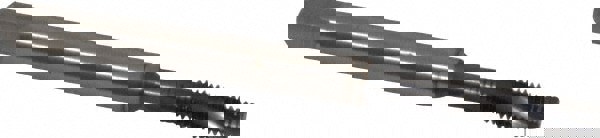 Spiral Flute Tap: #10-32, UNF, 3 Flute, Modified Bottoming, 2BX Class of Fit, Powdered Metal, TICN Finish