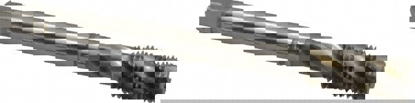 Spiral Flute Tap: 7/16-20, UNF, 4 Flute, Modified Bottoming, 2BX Class of Fit, Powdered Metal, TICN Finish