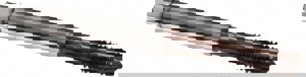 Spiral Point Tap: M10 x 1.5, Metric, 3 Flutes, Plug, 6H, Powdered Metal, TiAlN Finish