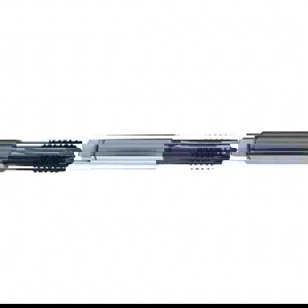 M12x1.75 Plug RH 6HX D6/D7 TiAlN High Speed Steel 4-Flute Straight Flute Hand Tap