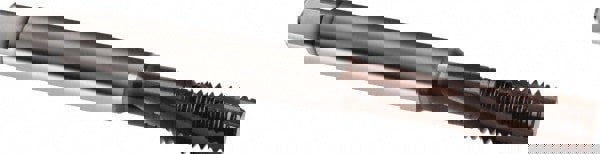 Spiral Flute Tap: M6 x 1.00, Metric, 3 Flute, Modified Bottoming, 6H Class of Fit, Powdered Metal, TiAlN Finish