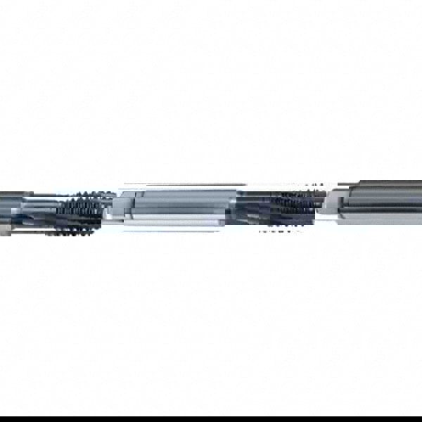 Spiral Flute Tap: M16 x 2.00, Metric, 4 Flute, Modified Bottoming, 6HX Class of Fit, High Speed Steel, TiAlN Finish