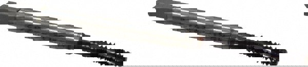 Spiral Flute Tap: #6-32, UNC, 3 Flute, Modified Bottoming, 2BX Class of Fit, Powdered Metal, TiAlN Finish