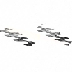 Spiral Flute Tap: #10-24, UNC, 3 Flute, Modified Bottoming, 2BX Class of Fit, Powdered Metal, TiAlN Finish