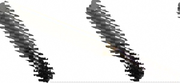 Spiral Flute Tap: 1/4-20, UNC, 3 Flute, Modified Bottoming, 2BX Class of Fit, Powdered Metal, TiAlN Finish