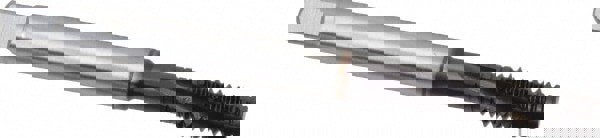 Spiral Flute Tap: 5/16-18, UNC, 3 Flute, Modified Bottoming, 2BX Class of Fit, Powdered Metal, TiAlN Finish