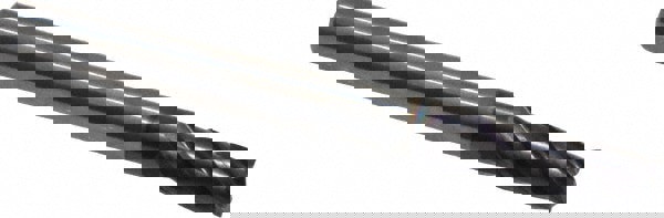 Square End Mill: 3/16'' Dia, 3/8'' LOC, 3/16'' Shank Dia, 2'' OAL, 4 Flutes, Solid Carbide