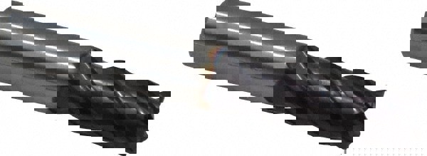 Square End Mill: 7/16'' Dia, 1'' LOC, 7/16'' Shank Dia, 2-3/4'' OAL, 4 Flutes, Solid Carbide