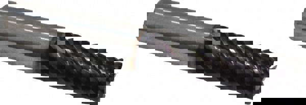 Square End Mill: 3/8'' Dia, 1'' LOC, 3/8'' Shank Dia, 2-1/2'' OAL, 6 Flutes, Solid Carbide