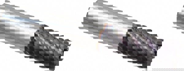 Square End Mill: 1/2'' Dia, 1'' LOC, 1/2'' Shank Dia, 3'' OAL, 6 Flutes, Solid Carbide