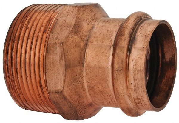 Wrot Copper Pipe Adapter: 1-1/4
