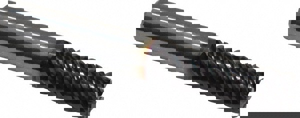 Square End Mill: 3/8'' Dia, 7/8'' LOC, 3/8'' Shank Dia, 2-1/2'' OAL, 6 Flutes, Solid Carbide