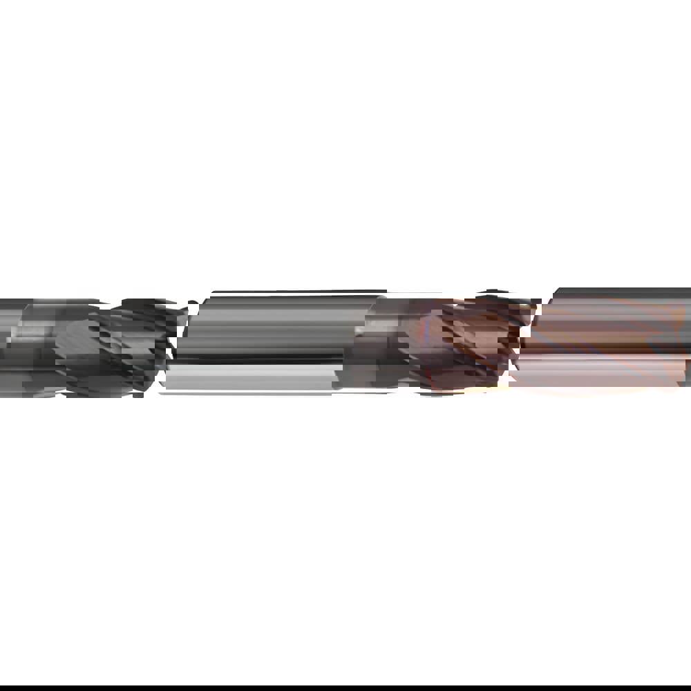 Corner Radius End Mill: 12 mm Dia, 18 mm LOC, 1.5 mm Radius, 4 Flutes, Solid Carbide