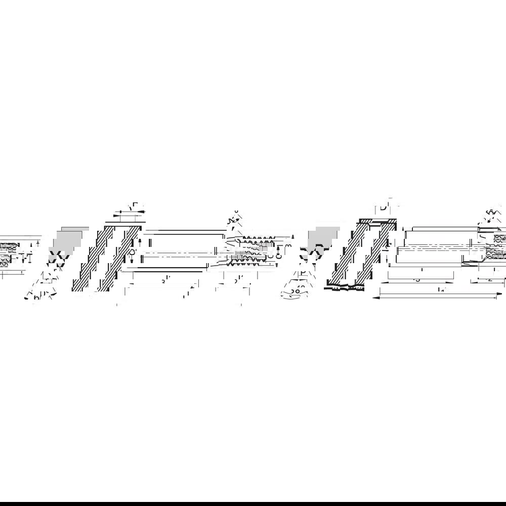 Helical Flute Thread Mill: M12x1, 4 Flute, 10.00 mm Shank Dia, Solid Carbide