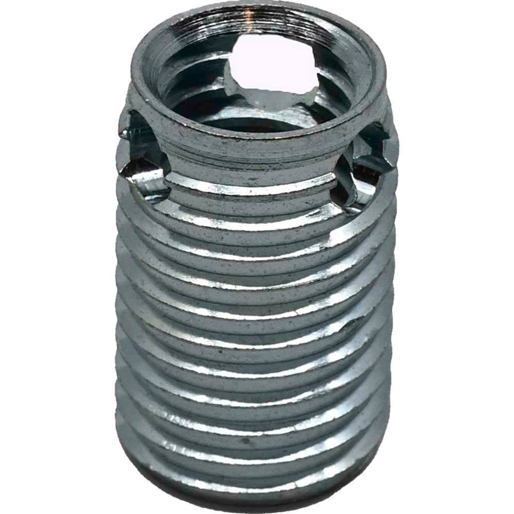 Thread Locking Insert: 1/4-20 Internal Thread, M10 x 1.5 External Thread, UNC, 35/64