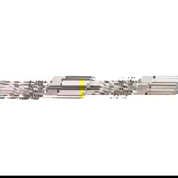 Spiral Flute Tap: M2 x 0.40, Metric Coarse, 3 Flute, Modified Bottoming, 6H Class of Fit, Cobalt, Bright/Uncoated