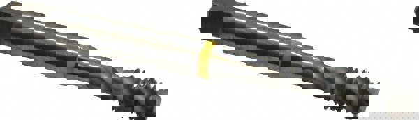 Spiral Flute Tap: #12-24, UNC, 3 Flute, Modified Bottoming, 2B Class of Fit, Cobalt, Bright/Uncoated