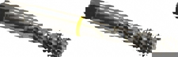 Spiral Flute Tap: 5/16-18, UNC, 3 Flute, Modified Bottoming, 2B Class of Fit, Cobalt, Bright/Uncoated