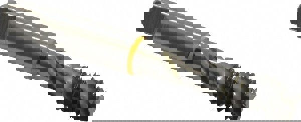 Spiral Flute Tap: 3/8-16, UNC, 3 Flute, Modified Bottoming, 2B Class of Fit, Cobalt, Bright/Uncoated