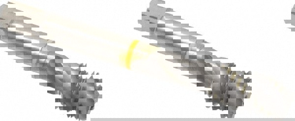 Spiral Flute Tap: 7/16-14, UNC, 3 Flute, Modified Bottoming, 2B Class of Fit, Cobalt, Bright/Uncoated