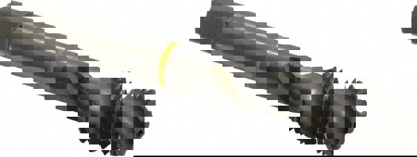 Spiral Flute Tap: 1/2-13, UNC, 3 Flute, Modified Bottoming, 2B Class of Fit, Cobalt, Bright/Uncoated