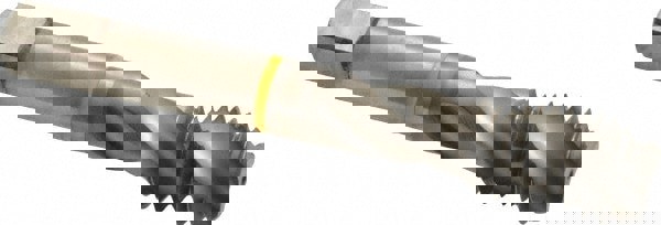 Spiral Flute Tap: 9/16-12, UNC, 3 Flute, Modified Bottoming, 2B Class of Fit, Cobalt, Bright/Uncoated