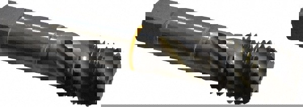 Spiral Flute Tap: #1-8, UNC, 4 Flute, Modified Bottoming, 2B Class of Fit, Cobalt, Bright/Uncoated