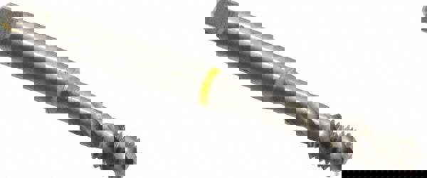 Spiral Flute Tap: #12-28, UNF, 3 Flute, Modified Bottoming, 2B Class of Fit, Cobalt, Bright/Uncoated