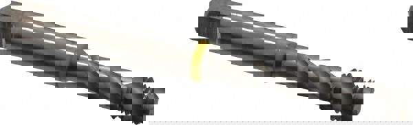 Spiral Flute Tap: 1/4-28, UNF, 3 Flute, Modified Bottoming, 2B Class of Fit, Cobalt, Bright/Uncoated