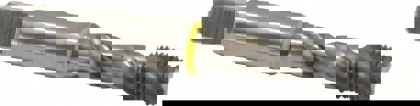 Spiral Flute Tap: 3/8-24, UNF, 3 Flute, Modified Bottoming, 2B Class of Fit, Cobalt, Bright/Uncoated