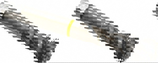 Spiral Flute Tap: 1/2-20, UNF, 3 Flute, Modified Bottoming, 2B Class of Fit, Cobalt, Bright/Uncoated