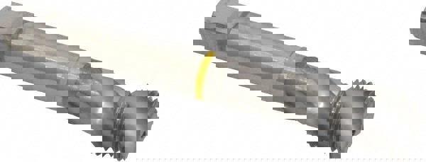 Spiral Flute Tap: 9/16-18, UNF, 3 Flute, Modified Bottoming, 2B Class of Fit, Cobalt, Bright/Uncoated