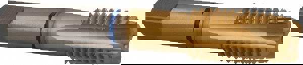 Spiral Point Tap: M18 x 2.5, Metric Coarse, 4 Flutes, Plug, 6H, Powdered Metal, TiN Finish